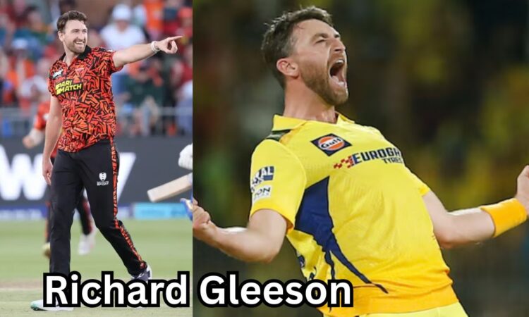 मुंबई इंडियंस के नए खिलाड़ी Richard Gleeson IPL 2025 प्लेऑफ से पहले टीम में शामिल होते हुए।