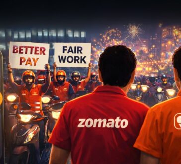 gig workers strike, gig workers protest, new year eve strike,