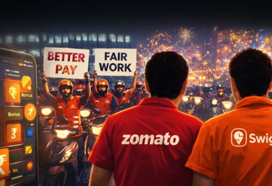 gig workers strike, gig workers protest, new year eve strike,