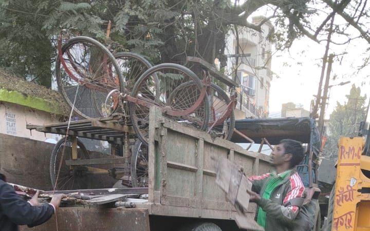 anchi news, ranchi encroachment drive, ranchi municipal corporation,