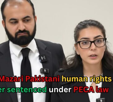 Pakistani human rights lawyer Iman Mazari sentenced to 17 years under PECA law over alleged anti-state social media posts.