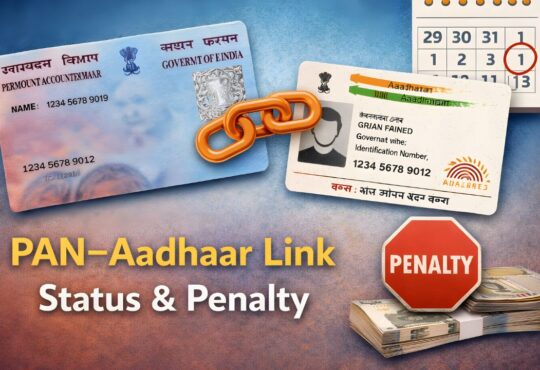 pan aadhaar link status and penalty guide in hindi