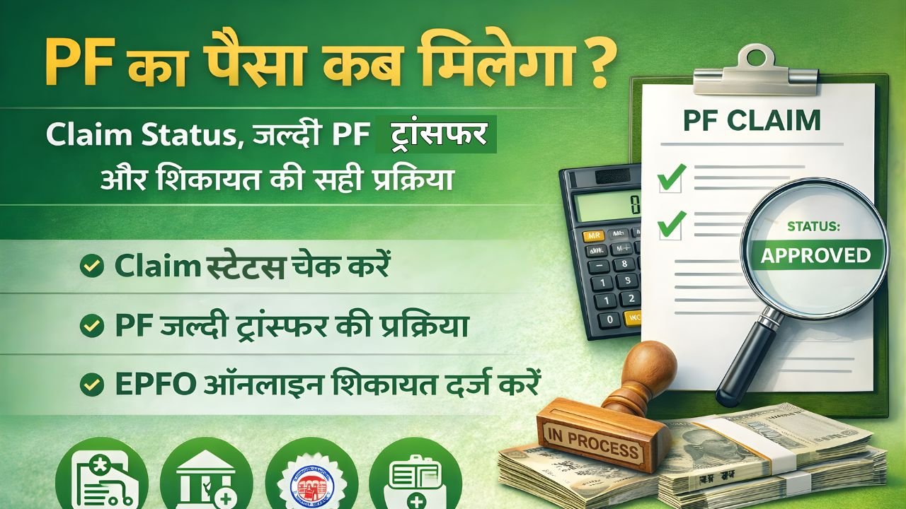 PF claim status check EPFO grievance