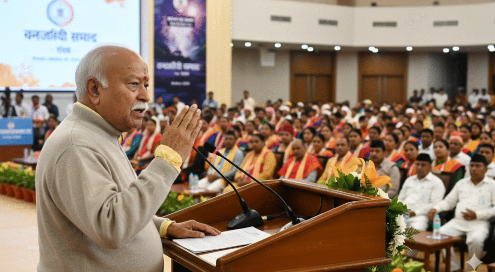 RSS प्रमुख मोहन भागवत रांची दौरे के दौरान”