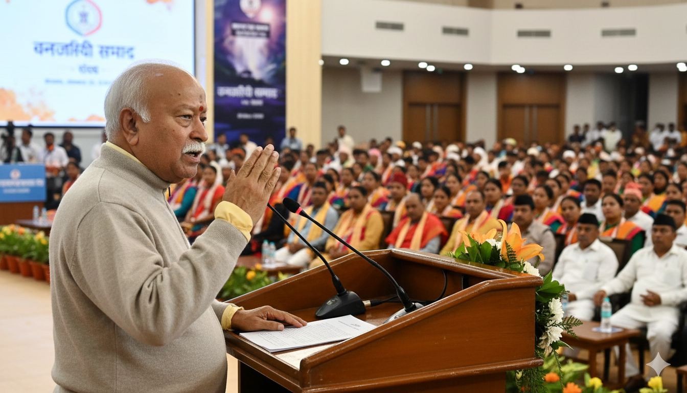 RSS प्रमुख मोहन भागवत रांची दौरे के दौरान”