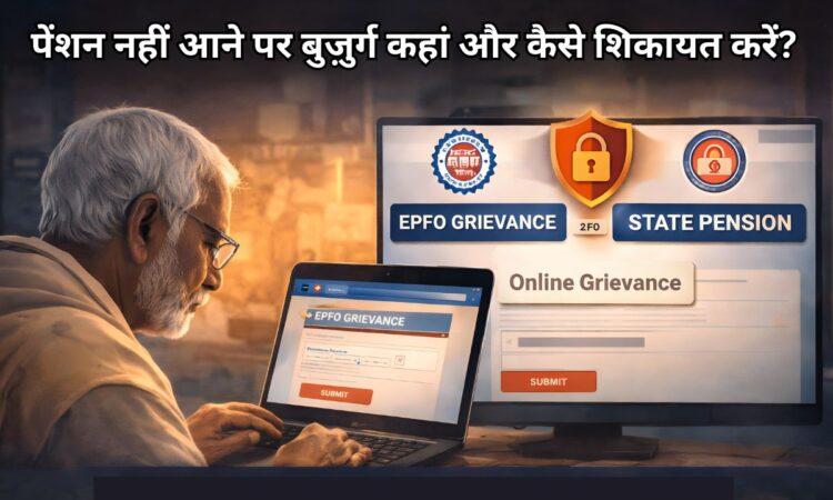 पेंशन नहीं आने पर बुज़ुर्ग कहां और कैसे शिकायत करें, जानिए आसान तरीका