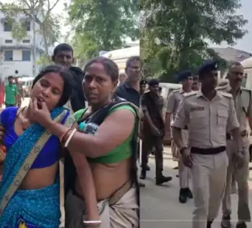 शीतला माता मंदिर नालंदा में भगदड़ के बाद अफरा-तफरी का दृश्य, मौके पर मौजूद श्रद्धालु और राहत कार्य में जुटी टीम