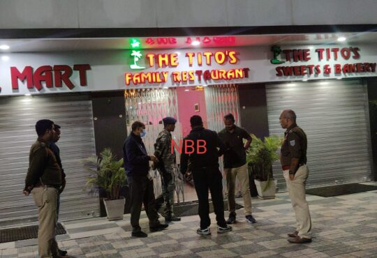 Jharkhand DGP Tadasha Mishra presiding over high-level meeting regarding Ranchi restaurant firing case