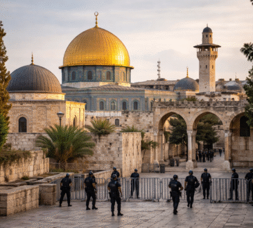 अल-अक्सा मस्जिद का दृश्य