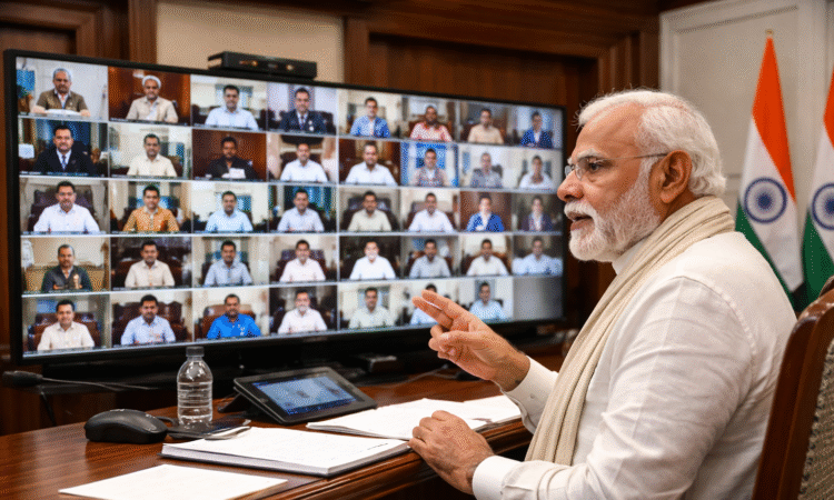 PM Narendra Modi video conference meeting with Chief Ministers on West Asia crisis and energy security India 2026