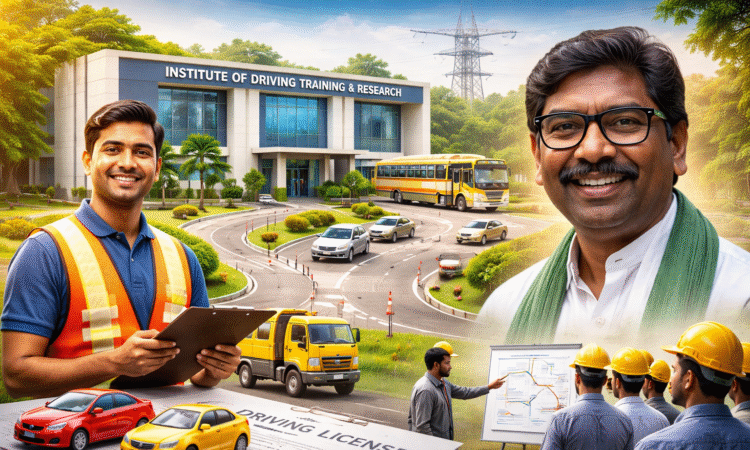 जमशेदपुर में प्रस्तावित इंस्टीट्यूट ऑफ ड्राइविंग ट्रेनिंग एंड रिसर्च (IDTR) का आधुनिक कैंपस, जहां वाहन प्रशिक्षण और युवाओं को ड्राइविंग सिखाई जा रही है।