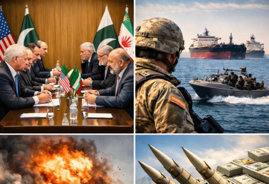 US Iran peace talks in Pakistan 2026, military tension, missile system, Strait of Hormuz conflict, global crisis image