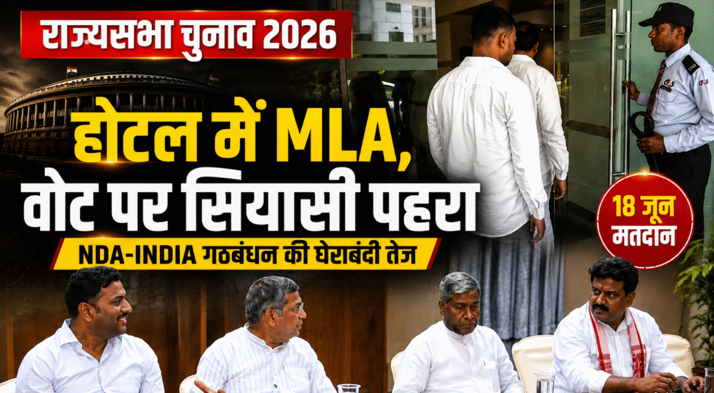 रांची में राज्यसभा चुनाव से पहले होटल में ठहरे विधायक और राजनीतिक बैठक