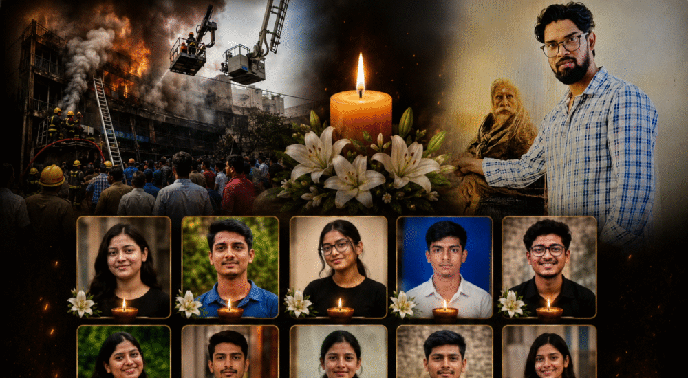 लखनऊ अलीगंज अग्निकांड में मृत निलेश कुमार और अनामिका सामंत की तस्वीर, जिनकी शादी हादसे से पहले तय होने वाली थी