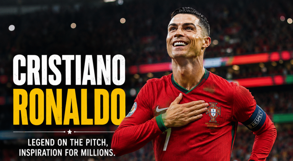 Cristiano Ronaldo celebrating after scoring against Uzbekistan in FIFA World Cup 2026