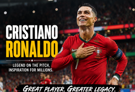 Cristiano Ronaldo celebrating after scoring against Uzbekistan in FIFA World Cup 2026