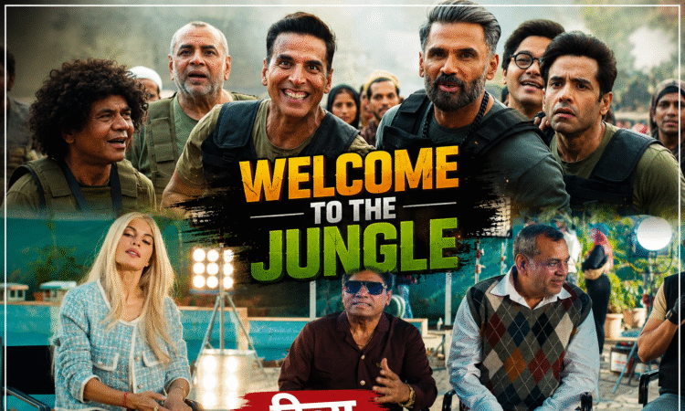Welcome to the Jungle Movie Review in Hindi featuring Akshay Kumar and Johnny Lever