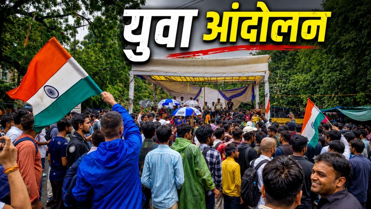 जंतर-मंतर पर दोबारा जुटे CJP प्रदर्शनकारी, आंदोलन जारी रखने के दौरान सुरक्षा में तैनात पुलिस।