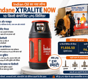 इंडेन एक्स्ट्रालाइट नाउ 10 किलो कंपोजिट LPG सिलिंडर का आधिकारिक लॉन्च
