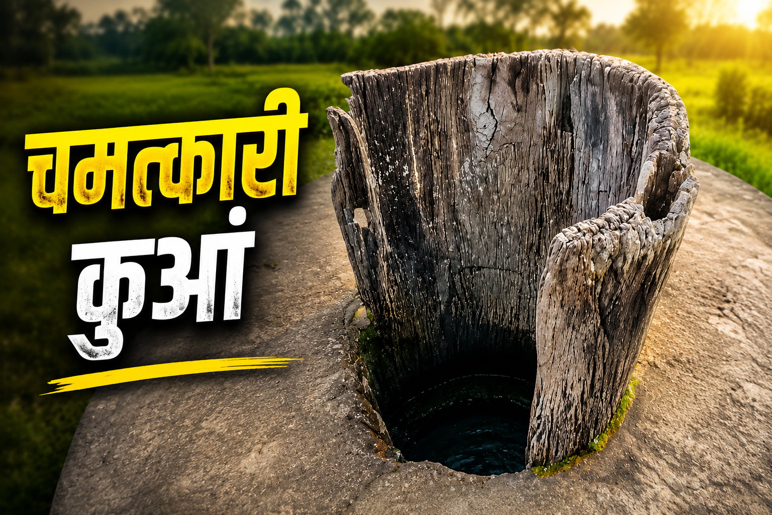 झारखंड के तपकारा गांव का 10–12 फीट गहरा प्राचीन कुआं, जिसे जामुन की लकड़ी से सुरक्षित किया गया है और जो सालभर मीठा पानी देता है।