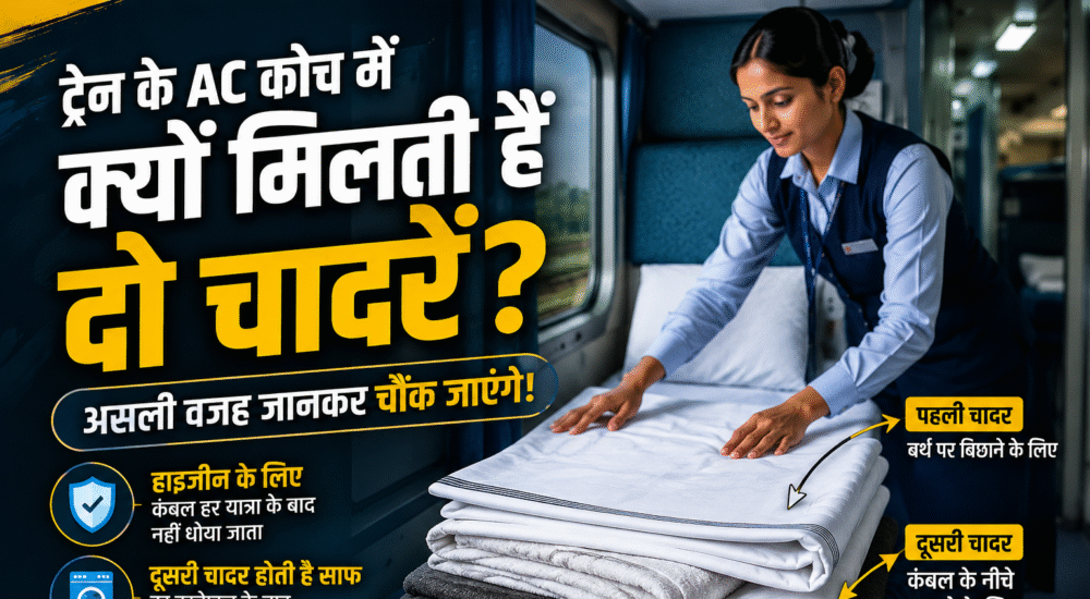 भारतीय रेलवे के AC कोच में यात्रियों को दिया जाने वाला बेडरोल जिसमें दो सफेद चादरें, कंबल और तकिया शामिल हैं।