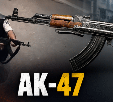 प्रदर्शन के दौरान सुरक्षा बल के जवान के हाथ में AK-47 राइफल का सांकेतिक दृश्य