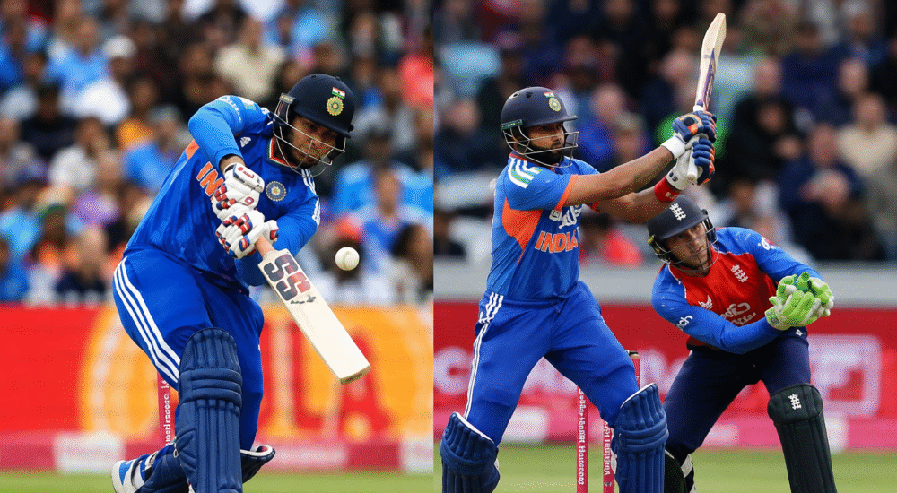 IND vs ENG 2nd T20I में इशान किशन और अभिषेक शर्मा बल्लेबाजी करते हुए, भारत ने इंग्लैंड के खिलाफ 190/7 का स्कोर बनाया।