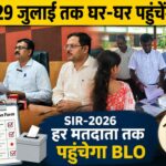 रांची में SIR-2026 अभियान की समीक्षा करते जिला निर्वाचन पदाधिकारी, मतदाता सूची विशेष गहन पुनरीक्षण के तहत BLO द्वारा Enumeration Form वितरण अभियान का निरीक्षण