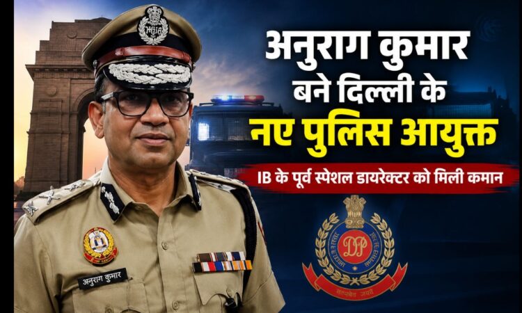दिल्ली पुलिस के नए आयुक्त अनुराग कुमार की आधिकारिक तस्वीर