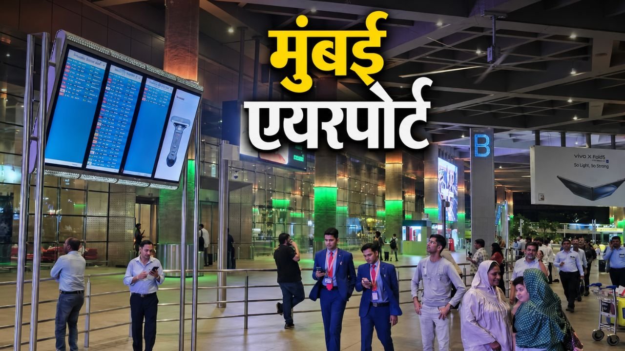मुंबई एयरपोर्ट पर वियतनाम नाव हादसे में मारे गए भारतीय पर्यटकों के शवों के पहुंचने के दौरान टर्मिनल का दृश्य।