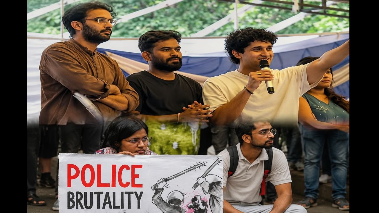 CJP संस्थापक अभिजीत दीपके और सह-संयोजक आशुतोष रांका व सौरव दास
