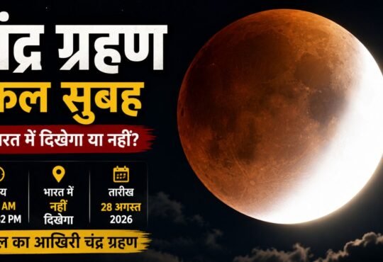 Chandra Grahan 2026 lunar eclipse timing and India visibility on August 28