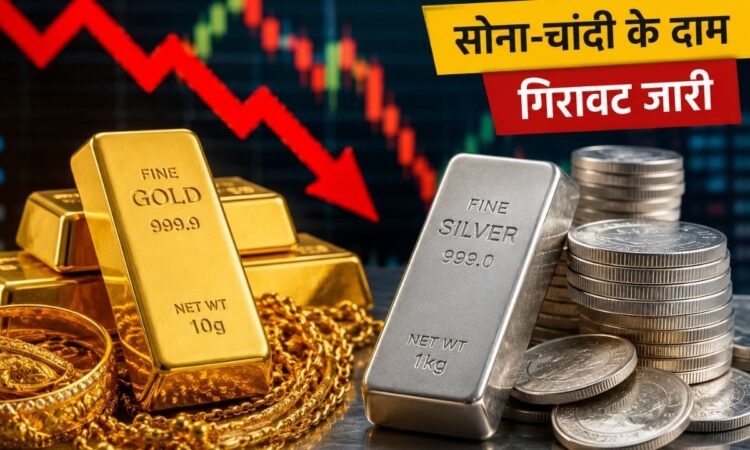 31 अगस्त 2026 को सोने और चांदी की कीमतों में गिरावट