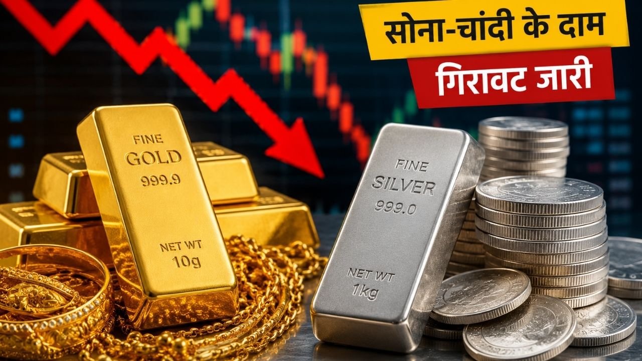 31 अगस्त 2026 को सोने और चांदी की कीमतों में गिरावट