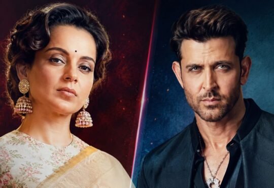 angana Ranaut reacting to Hrithik Roshan's Instagram comment amid renewed controversy involving Saba Azad.