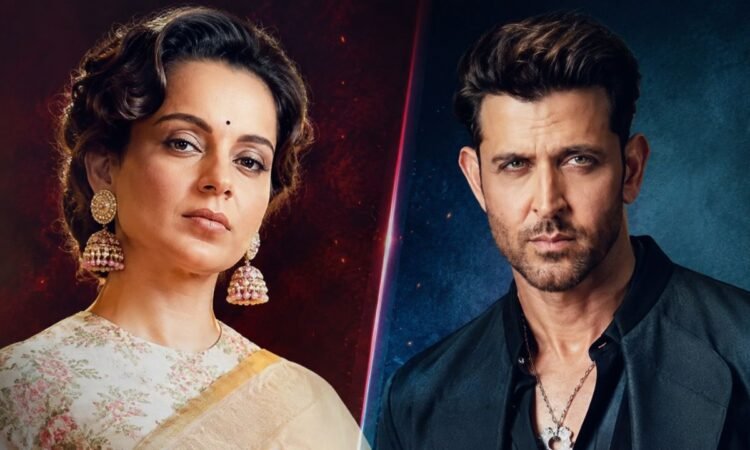 angana Ranaut reacting to Hrithik Roshan's Instagram comment amid renewed controversy involving Saba Azad.