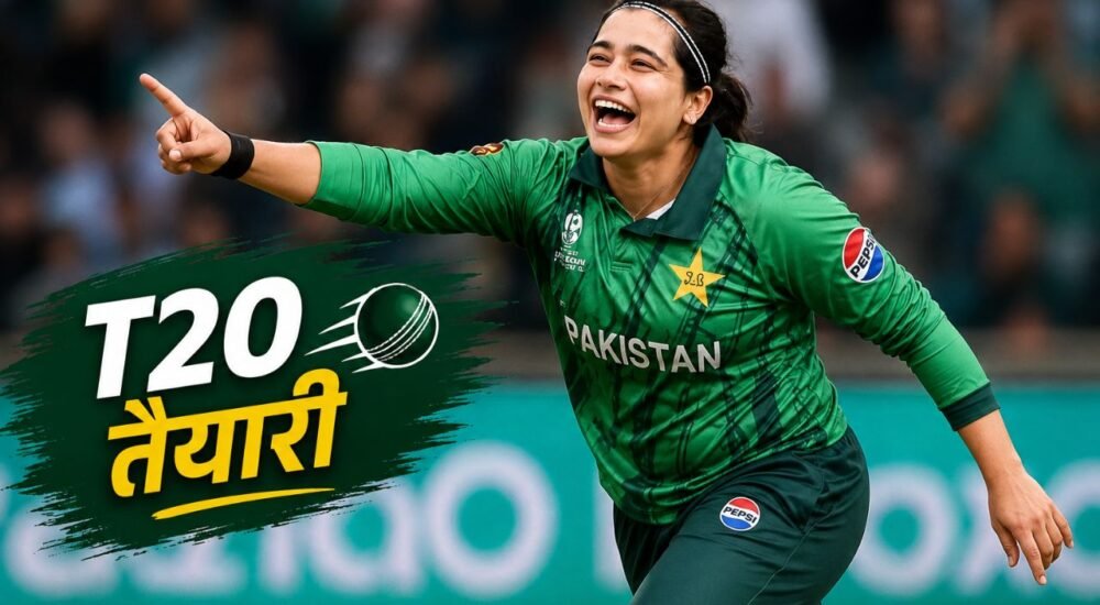 एशिया कप से पहले पुरुष खिलाड़ियों के खिलाफ अभ्यास T20 मैच खेलती पाकिस्तान महिला क्रिकेट टीम
