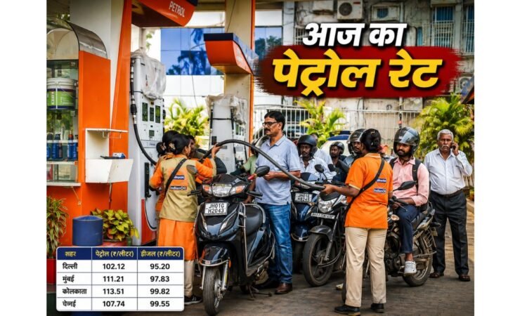 22 अगस्त 2026 को दिल्ली और मुंबई में पेट्रोल डीजल की कीमतें