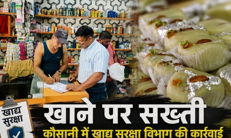 कौसानी में खाद्य सुरक्षा विभाग की होटल और रेस्टोरेंट में जांच