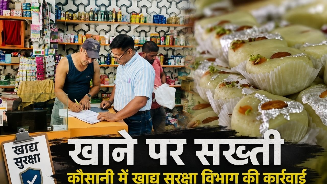 कौसानी में खाद्य सुरक्षा विभाग की होटल और रेस्टोरेंट में जांच