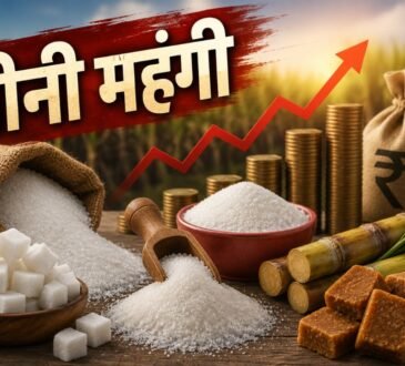 भारत में बढ़ती चीनी कीमतों और इथेनॉल उत्पादन के बीच संबंध को दर्शाती तस्वीर