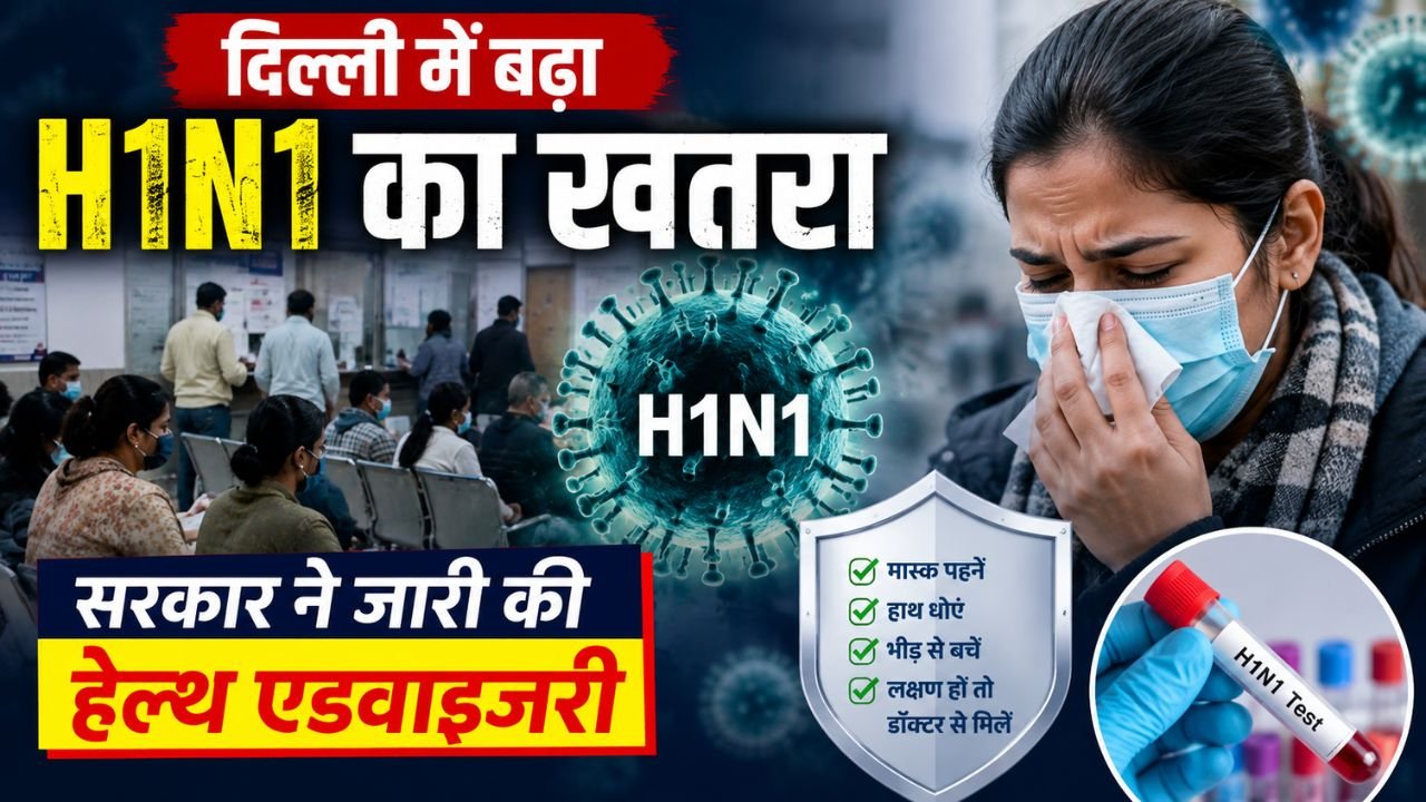 दिल्ली में बढ़ते H1N1 मामलों के बीच स्वास्थ्य एडवाइजरी