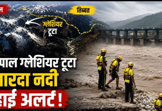 नेपाल में ग्लेशियर टूटने के बाद उत्तराखंड की शारदा नदी और चंपावत में बढ़ाई गई निगरानी