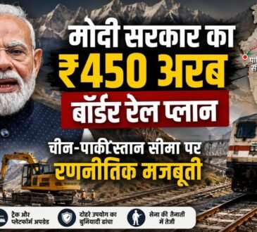 प्रधानमंत्री नरेंद्र मोदी की तस्वीर, भारत के सीमावर्ती क्षेत्रों में रेलवे इंफ्रास्ट्रक्चर योजना से जुड़ी खबर।