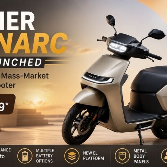 Ather Konarc electric scooter launched in India