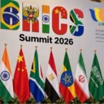दिल्ली में 18वें BRICS शिखर सम्मेलन में प्रधानमंत्री नरेंद्र मोदी, शी जिनपिंग और व्लादिमीर पुतिन की मौजूदगी