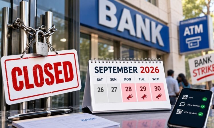 Bank Strike 2026: सितंबर 28 से 30 तक प्रस्तावित बैंक हड़ताल और SBI ग्राहक एडवाइजरी