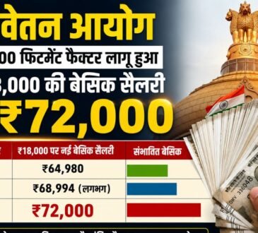 8th Pay Commission में ₹18000 बेसिक पे पर ₹72000 की संभावित गणना