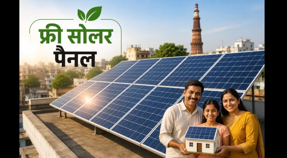 दिल्ली में 400 यूनिट तक बिजली खपत वाले घरों के लिए मुफ्त रूफटॉप सोलर योजना