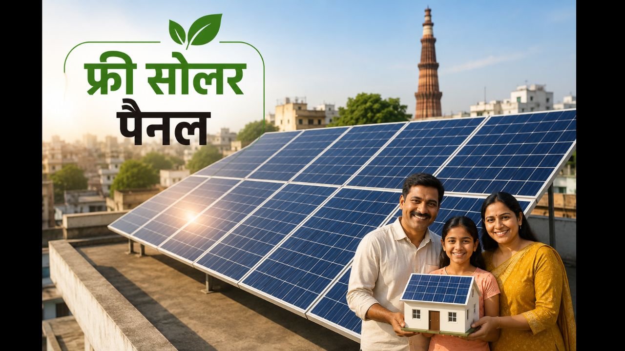 दिल्ली में 400 यूनिट तक बिजली खपत वाले घरों के लिए मुफ्त रूफटॉप सोलर योजना